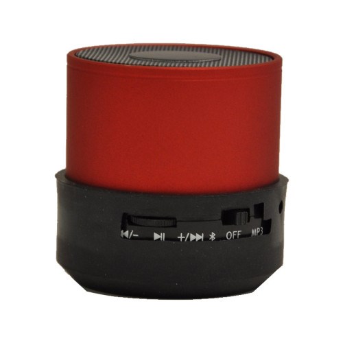Mini-enceinte compacte sans fil rouge po