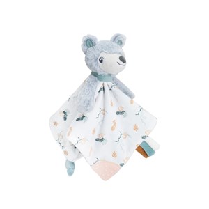Doudou mouchoir bébé blanc 34x34 cm