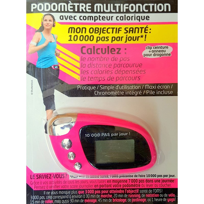 Sportline GO Podomètre de Marche Nombre de Pas et Distance Foulée