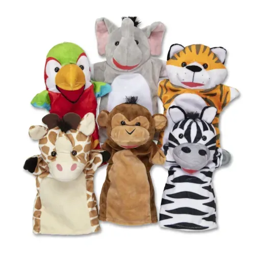 Melissa And Doug - Marionnettes safari
