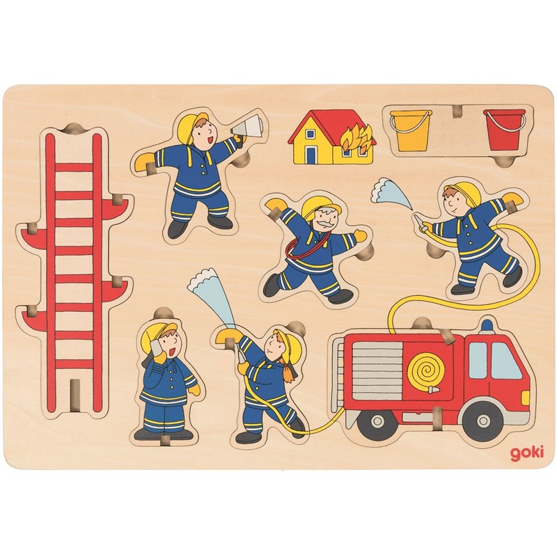 Puzzle à empiler pompiers