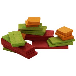 Boite de 50 jetons en bois