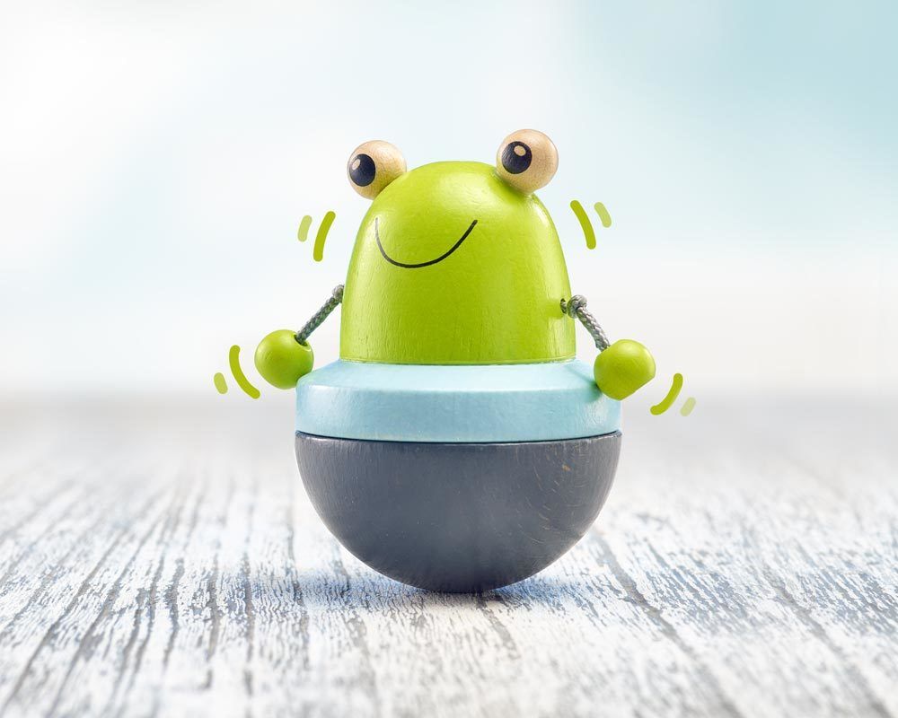 Culbuto Pepito Grenouille Nature Decouvertes
