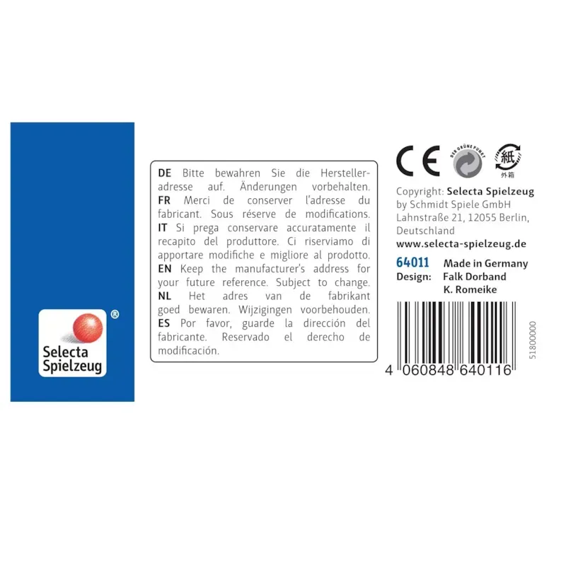 Hochet étoilé bleu (Selecta) - Image 2