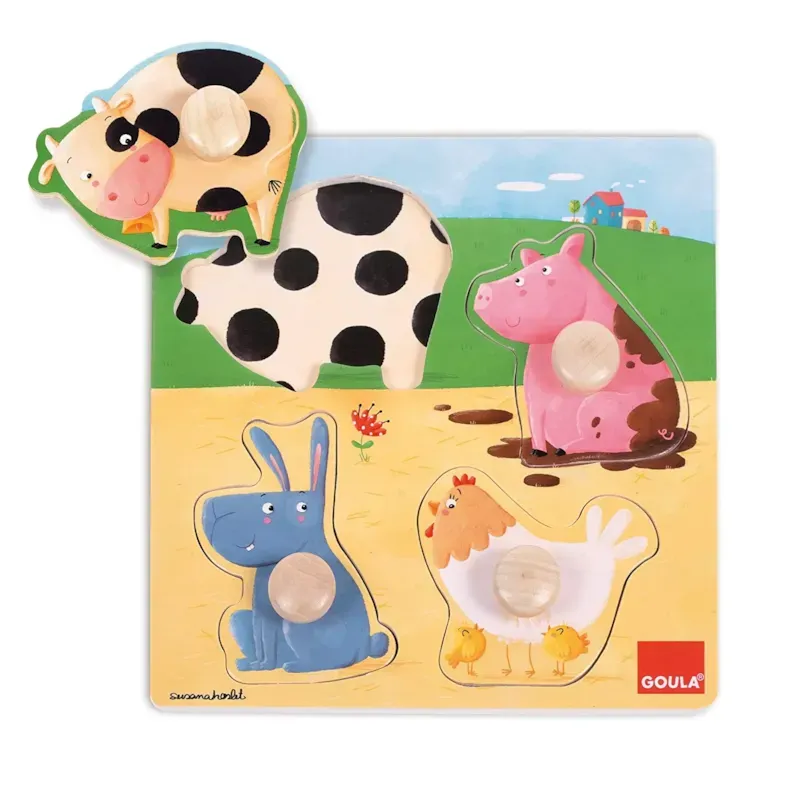 Encastrement animaux ferme (Goula) - Couverture