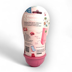 Capsule temporelle rose