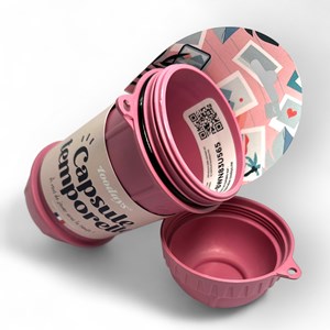 Capsule temporelle rose