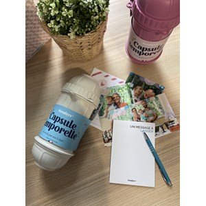 Capsule temporelle rose