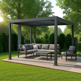 Pergola bioclimatique 3x3 m isis