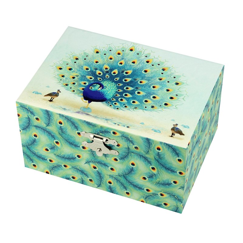 Coffret musical paon