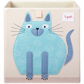 Cube de rangement chat