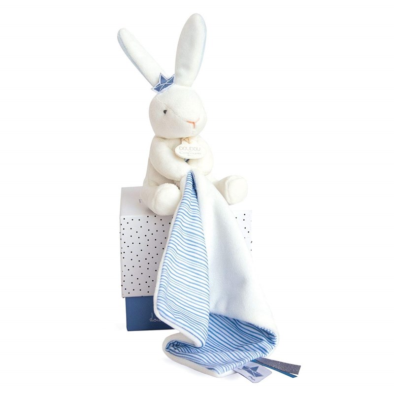 Doudou pantin lapin matelot