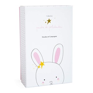 Boite à musique lapin fleurs