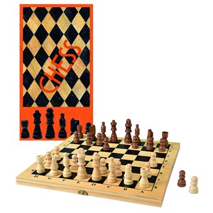 Jeu d'échecs en bois