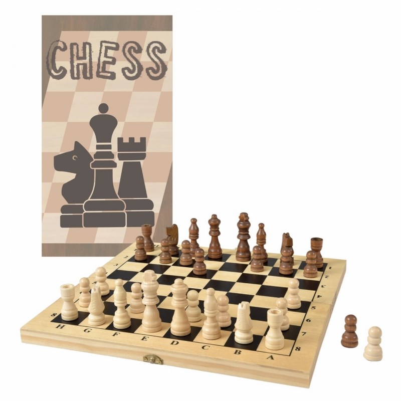 Jeu d'échecs en bois