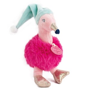 Doudou flamant rose - les minizoo