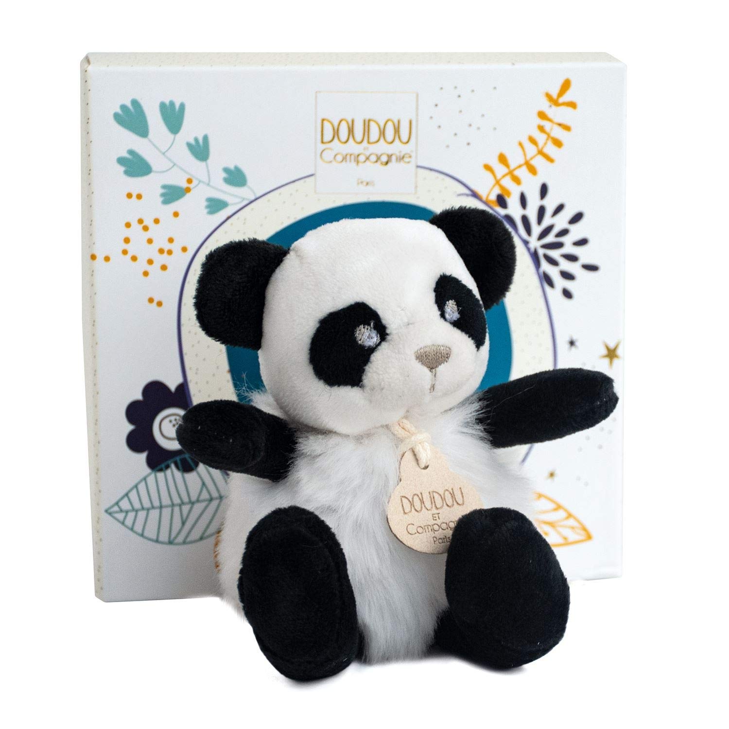 Peluche Panda avec bébé - Doudou et compagnie