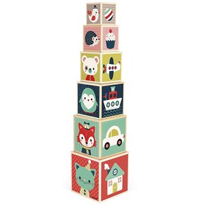Pyramide 6 cubes baby forest