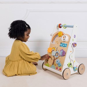 Marcheur le toy van jaune