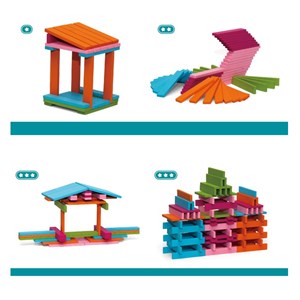 Baril de 100 planchettes en bois