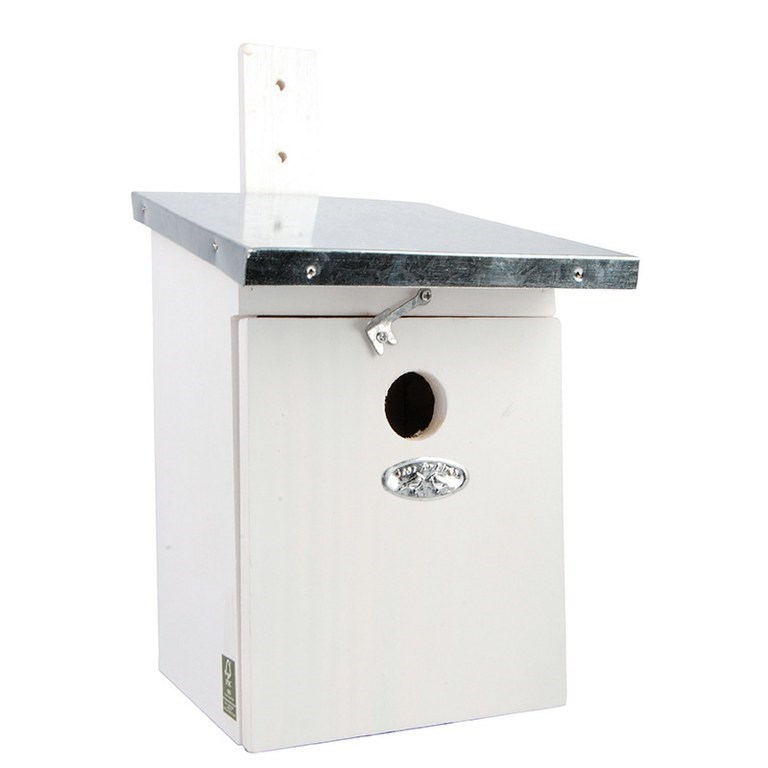 Esschert Design - Nichoir mésange charbonnière - blanc