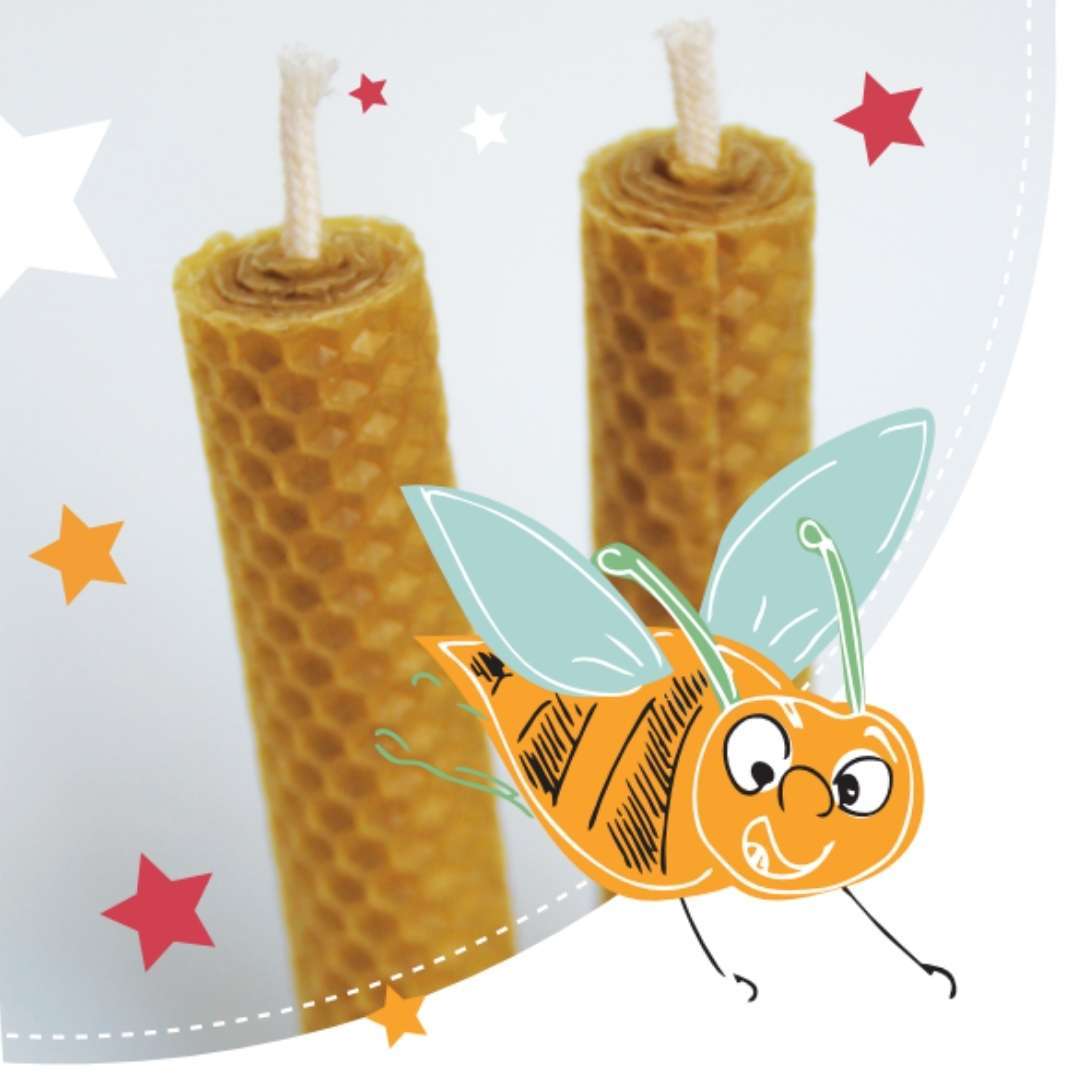 Cire d'abeille naturelle la Candle Making Kit faites votre propre Craft activité éducatif Cadeau