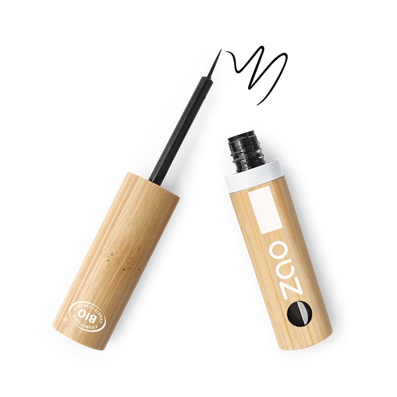 Zao Make Up - Eyeliner pinceau bio - noir intense zao