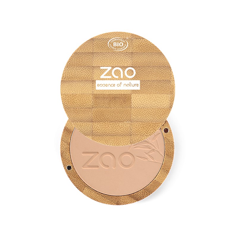 ZAO Make Up - Poudre compacte - bio brun beige - zao
