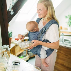 Porte bébé boba x chambray