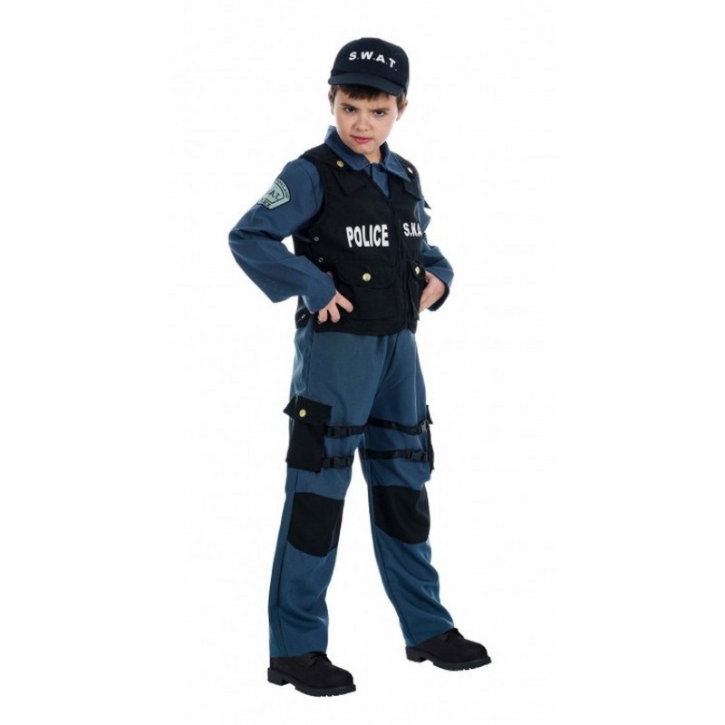 Chaks - Déguisement policier 128 cm