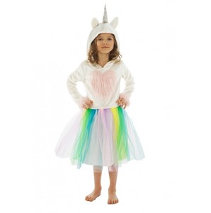Déguisement robe licorne 128 cm