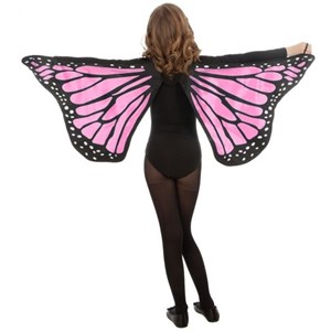 Ailes papillon rose pour enfant
