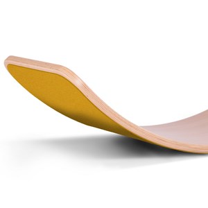 Planche d'équilibre Wobbel moutarde
