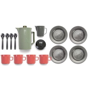 Set de café en filet 17 pcs