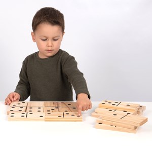 Dominos en bois géant