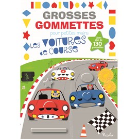 Grosses gommettes les voitures de course