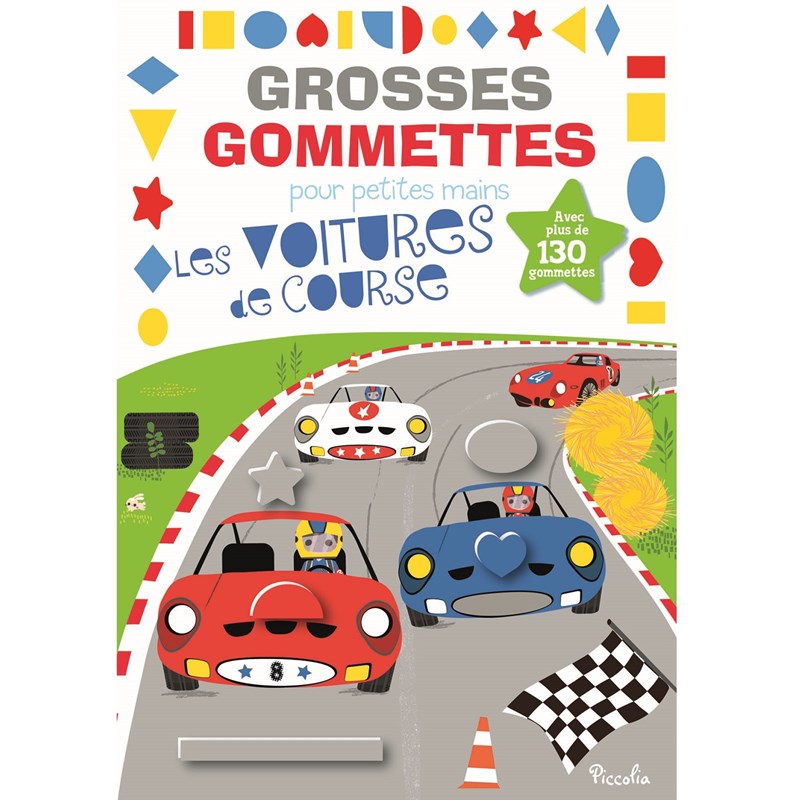 Grosses gommettes les voitures de course