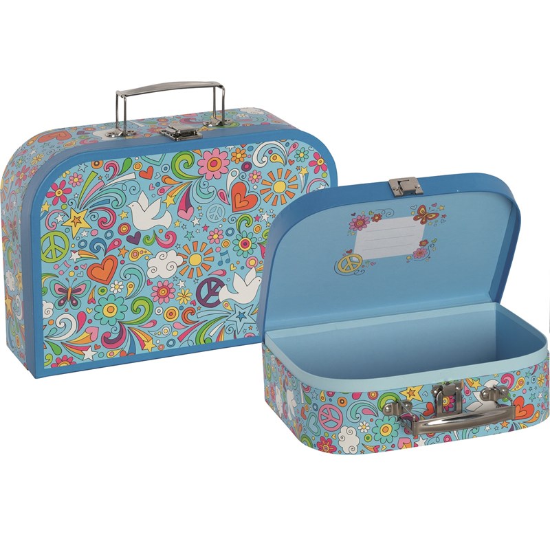 Goki - Set de 2 valisettes peace and love