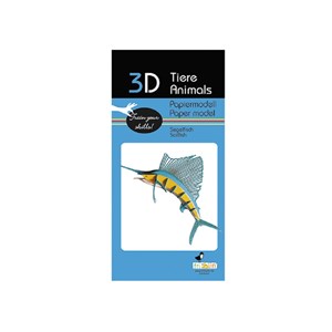 Maquette 3d en papier espadon voilier