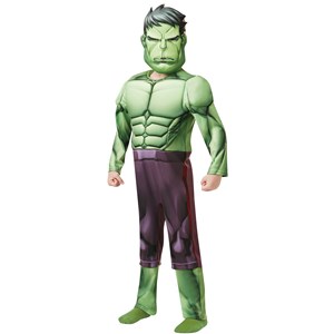 Déguisement hulk avec muscles 3-4 ans