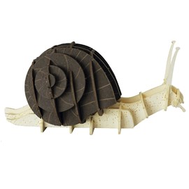 Maquette 3d en papier escargot