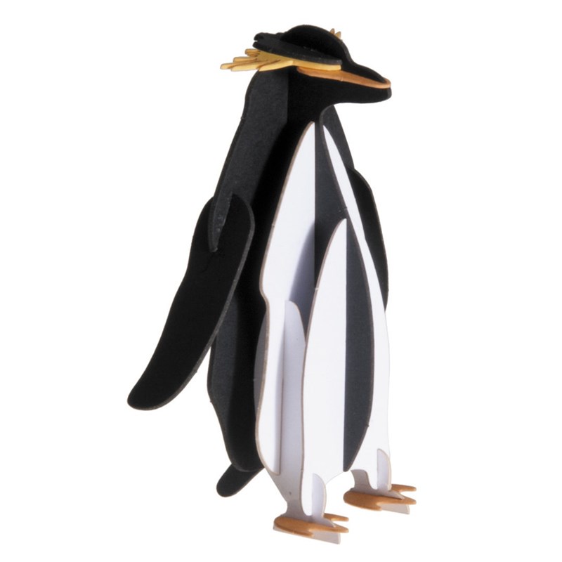 Maquette 3d en papier pingouin