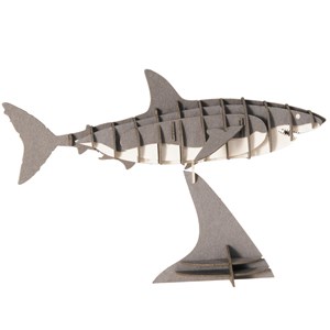 Maquette 3d en papier requin