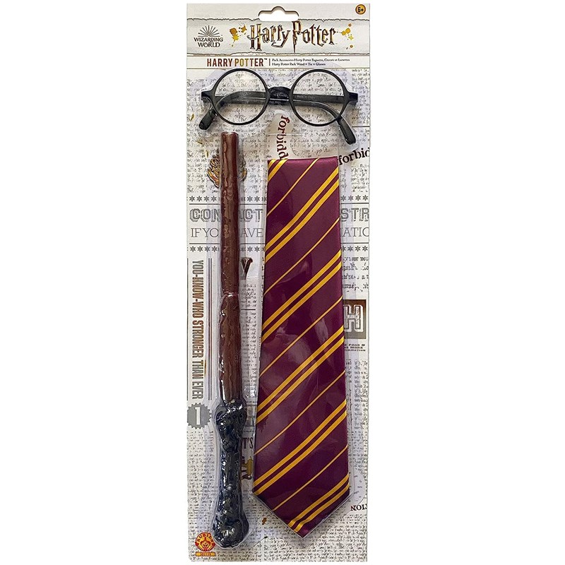 Pack lunettes baguette cravate harry pot