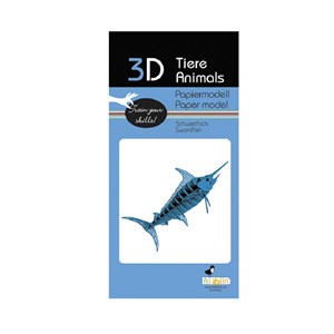 Maquette 3d en papier espadon