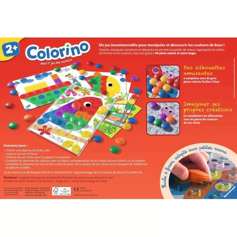 Jeux éducatif colorino (Ravensburger) - Image 2
