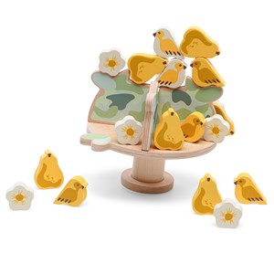 Jeu d'équilibre arbres et oiseaux