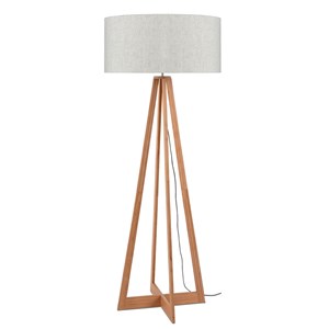Lampadaire bambou et lin everest