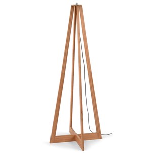 Lampadaire bambou et lin everest