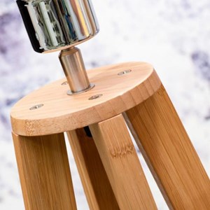 Lampadaire bambou et lin everest